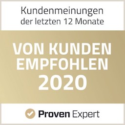 Auszeichnung Von Kunden empfohlen 2020